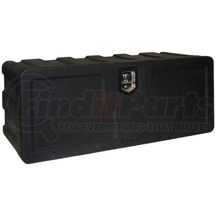 Buyers Products 1717105 Truck Tool Box - Black, Poly, Underbody, 18 x 18 x 36 in.