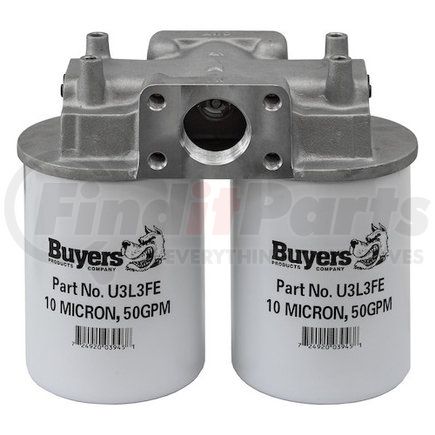 Buyers Products hfa41015 90 GPM Return Line Filter Assembly 1-1/2in. NPT/10 Micron/15 PSI Bypass
