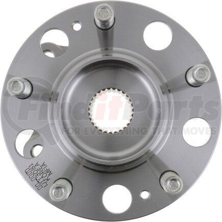 NTN WE61789 Wheel Bearing and Hub Assembly - Steel, Natural, with Wheel Studs