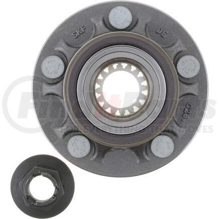 NTN WE61772 Wheel Bearing and Hub Assembly - Steel, Natural, with Wheel Studs
