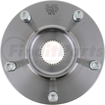 NTN WE61794 Wheel Bearing and Hub Assembly - Steel, Natural, with Wheel Studs