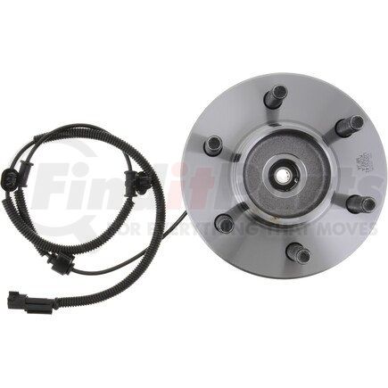 NTN WE61808 Wheel Bearing and Hub Assembly - Steel, Natural, with Wheel Studs