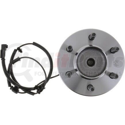 NTN WE61809 Wheel Bearing and Hub Assembly - Steel, Natural, with Wheel Studs
