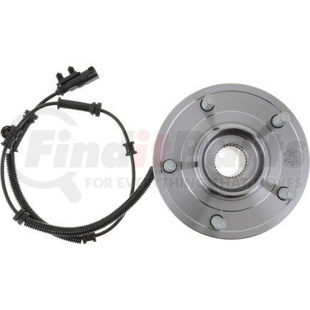 NTN WE61810 Wheel Bearing and Hub Assembly - Steel, Natural, with Wheel Studs