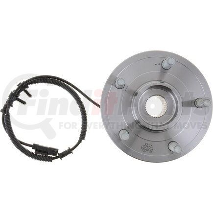 NTN WE61804 Wheel Bearing and Hub Assembly - Steel, Natural, with Wheel Studs
