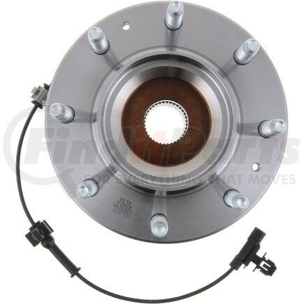 NTN WE61805 Wheel Bearing and Hub Assembly - Steel, Natural, with Wheel Studs