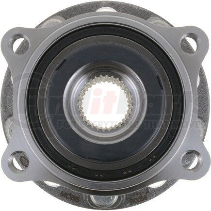 NTN WE61820 Wheel Bearing and Hub Assembly - Steel, Natural, with Wheel Studs
