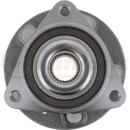 NTN WE61832 Wheel Bearing and Hub Assembly - Steel, Natural, with Wheel Studs