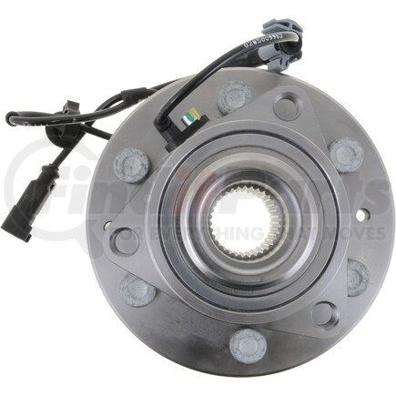 NTN WE61845 Wheel Bearing and Hub Assembly - Steel, Natural, with Wheel Studs