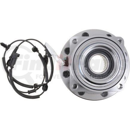 NTN WE61854 Wheel Bearing and Hub Assembly - Steel, Natural, with Wheel Studs