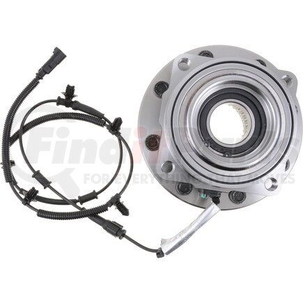 NTN WE61855 Wheel Bearing and Hub Assembly - Steel, Natural, with Wheel Studs