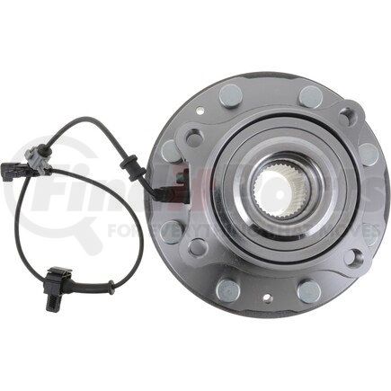 NTN WE61849 Wheel Bearing and Hub Assembly - Steel, Natural, with Wheel Studs