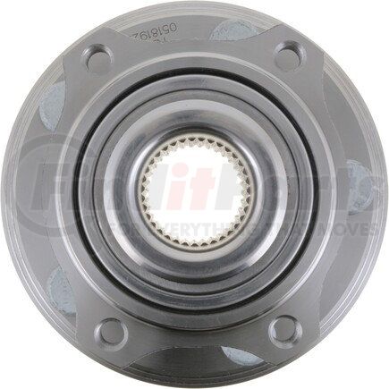 NTN WE61851 Wheel Bearing and Hub Assembly - Steel, Natural, with Wheel Studs