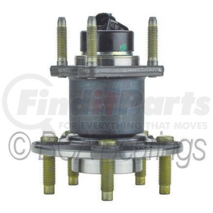 NTN WE60816 Wheel Bearing and Hub Assembly - Steel, Natural, with Wheel Studs