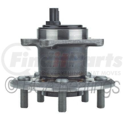 NTN WE61014 Wheel Bearing and Hub Assembly - Steel, Natural, with Wheel Studs