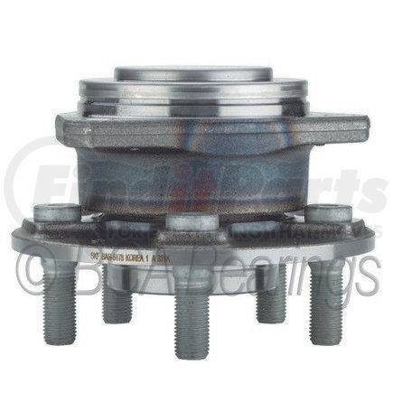 NTN WE61070 Wheel Bearing and Hub Assembly - Steel, Natural, with Wheel Studs