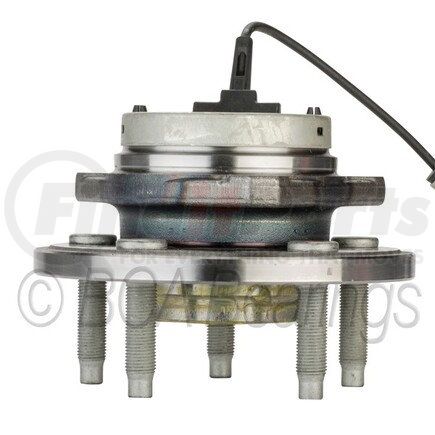 NTN WE61090 Wheel Bearing and Hub Assembly - Steel, Natural, with Wheel Studs