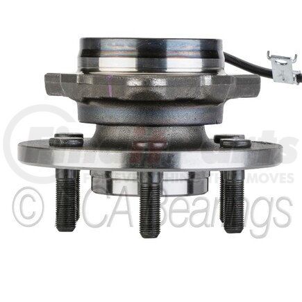 NTN WE61137 Wheel Bearing and Hub Assembly - Steel, Natural, with Wheel Studs
