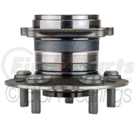 NTN WE61166 Wheel Bearing and Hub Assembly - Steel, Natural, with Wheel Studs