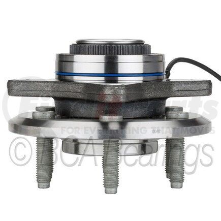 NTN WE61185 Wheel Bearing and Hub Assembly - Steel, Natural, with Wheel Studs