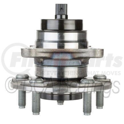 NTN WE61184 Wheel Bearing and Hub Assembly - Steel, Natural, with Wheel Studs