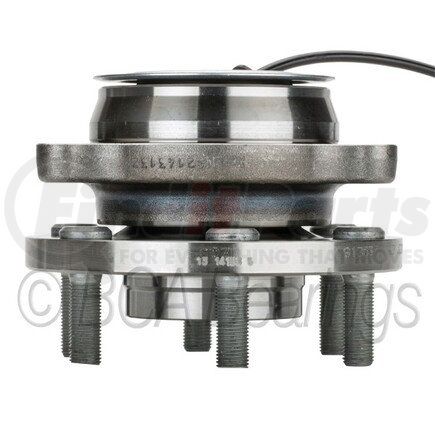 NTN WE61213 Wheel Bearing and Hub Assembly - Steel, Natural, with Wheel Studs