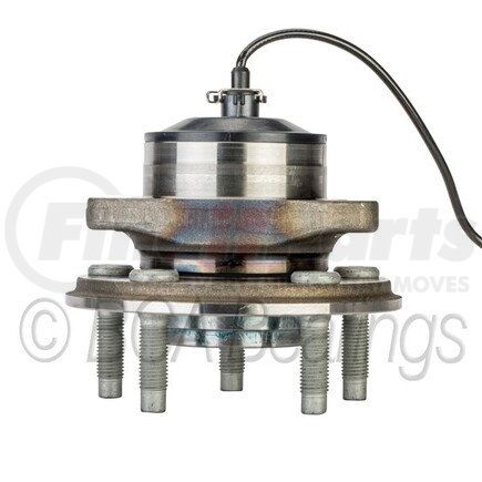 NTN WE61375 Wheel Bearing and Hub Assembly - Steel, Natural, with Wheel Studs