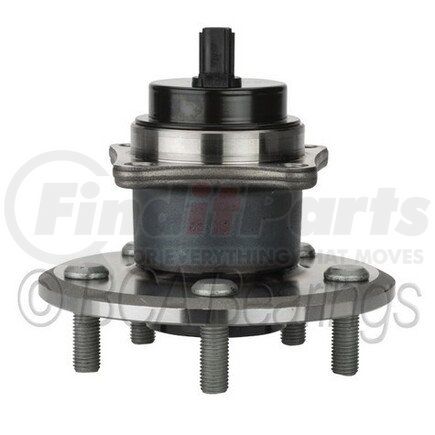 NTN WE61435 Wheel Bearing and Hub Assembly - Steel, Natural, with Wheel Studs