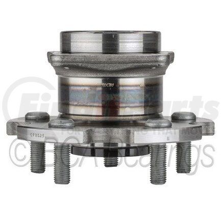 NTN WE61489 Wheel Bearing and Hub Assembly - Steel, Natural, with Wheel Studs