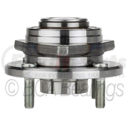 NTN WE61538 Wheel Bearing and Hub Assembly - Steel, Natural, with Wheel Studs