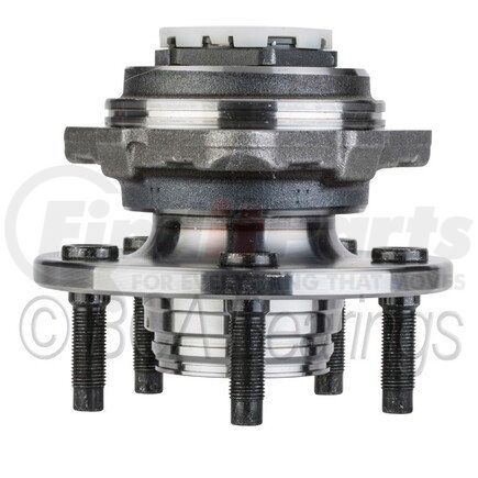 NTN WE61558 Wheel Bearing and Hub Assembly - Steel, Natural, with Wheel Studs