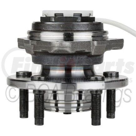 NTN WE61559 Wheel Bearing and Hub Assembly - Steel, Natural, with Wheel Studs