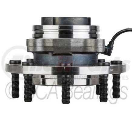 NTN WE61578 Wheel Bearing and Hub Assembly - Steel, Natural, with Wheel Studs