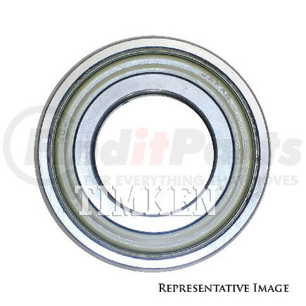 Timken GRAE40RRB Ball Bearing with Spherical OD, 2-Rubber Seals, and Eccentric Locking Collar