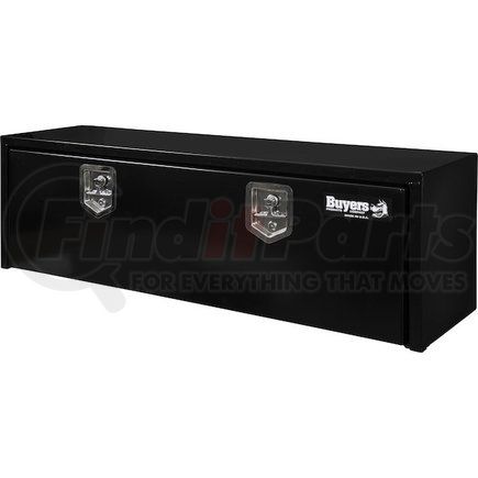 Buyers Products 1703328 15 x 13 x 48in. Black Steel Underbody Truck Box with T-Handle