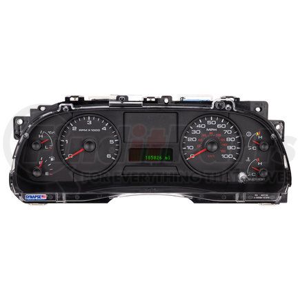 Synapse Auto S50-57SDGMRL Instrument Cluster - Remanufactured, for 2005-07 Ford Super Duty (XL/XLT, GAS M/T)