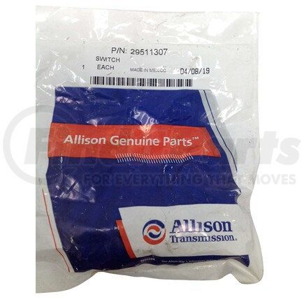 Allison 29511307 SWITCH-PRESSURE, NPTF, STRAIGHT