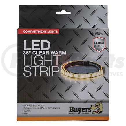 BUYERS PRODUCTS 5623856 Interior Strip Lighting - 36 in., Clear, Warm White