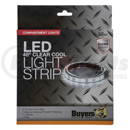 Buyers Products 5625377 Interior Strip Lighting - 48 in., Clear, Cool White