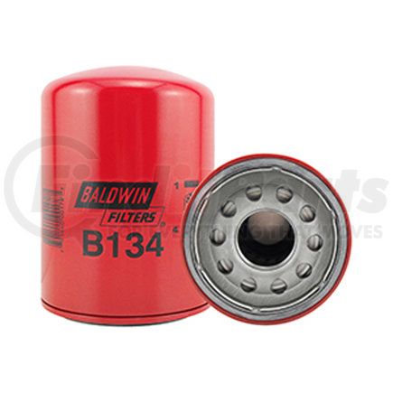 Baldwin B134 Engine Oil Filter - Full-Flow Lube Spin-On used for Various Applications