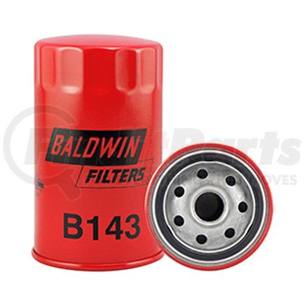 Baldwin B143 Engine Oil Filter - Full-Flow Lube Spin-On used for Toyota Automotive, Lift Trucks