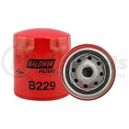 Baldwin B229 Engine Oil Filter - Full-Flow Lube Spin-On used for Various Applications