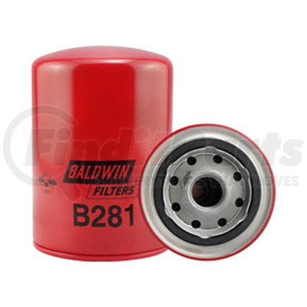 Baldwin B281 Engine Oil Filter - used for Komatsu, New Holland Equipment, Onan Generators, Vm Engines