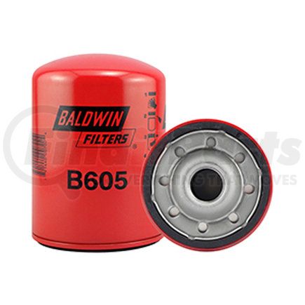 Baldwin B605 Engine Oil Filter - used for Hitachi Equipment, Nissan, Volvo Engines, Trucks