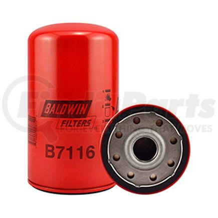 Baldwin B7116 Engine Oil Filter - Lube Spin-On used for M.A.N. Trucks