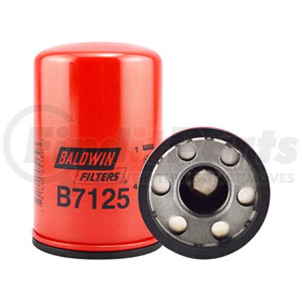 Baldwin B7125 Engine Oil Filter - Full-Flow Lube Spin-On used for Various Applications