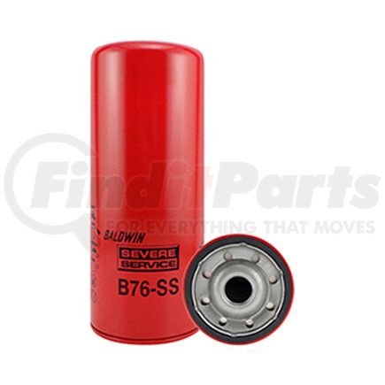Baldwin B76-SS Engine Oil Filter - Severe Service Lube Spin-On used for Various Applications