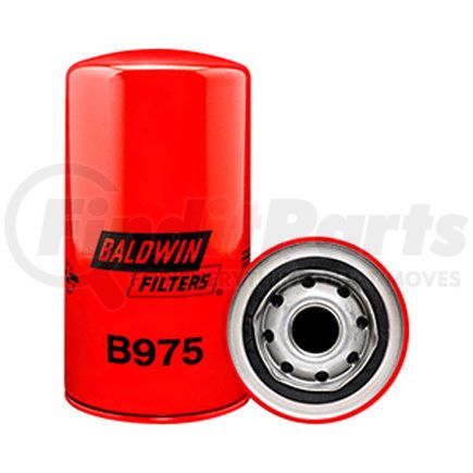Baldwin B975 Engine Oil Filter - Full-Flow Lube Spin-On used for Various Applications
