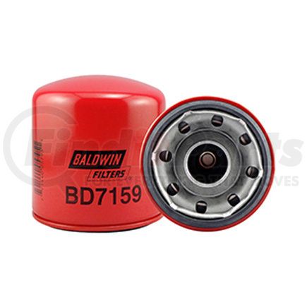 Baldwin BD7159 Engine Oil Filter - Dual-Flow Lube Spin-On used for Isuzu Engines, Trucks