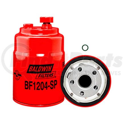 Baldwin BF1204-SP Sec. FWS Spin-on w/Drain, Sensor Port